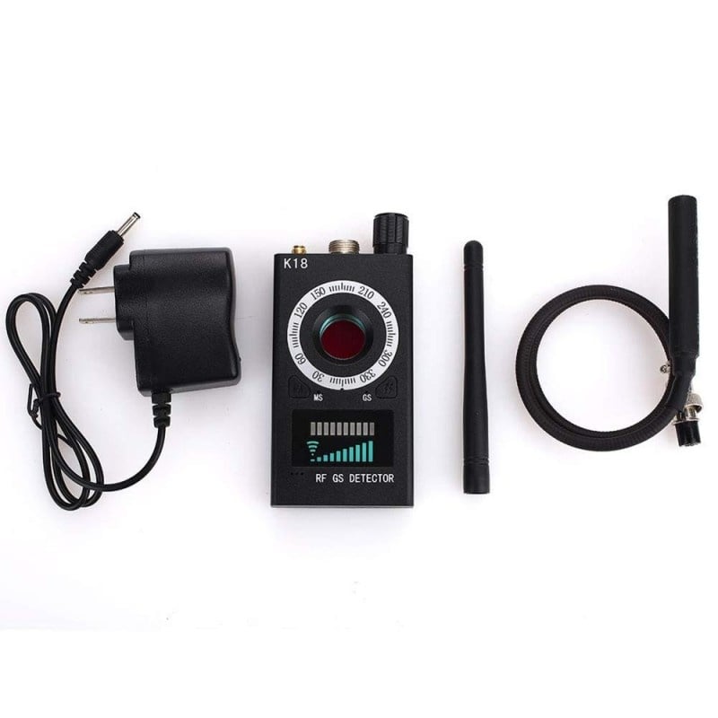 Laptop, Telefoane si Tablete - Wearables si gadgeturi - Gadgeturi - Dispozitive spionaj - Detector Aparate Spionaj Techstar® K18, Profesional, Detecteaza Camere, Dispozitive GSM, Microfoane, Localizatoare GPS - Infinity.ro