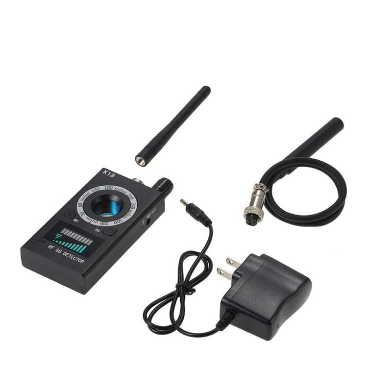 Laptop, Telefoane si Tablete - Wearables si gadgeturi - Gadgeturi - Dispozitive spionaj - Detector Aparate Spionaj Techstar® K18, Profesional, Detecteaza Camere, Dispozitive GSM, Microfoane, Localizatoare GPS - Infinity.ro