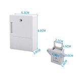 Casa si Gradina - Electrice - Smart Home - Control acces si accesorii - Incuietoare Inteligenta Techstar®, EMID IC, Digital, Discret, Deblocare cu card RFID, Control Acces, Alb - Infinity.ro