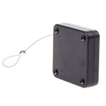 Casa si Gradina - Constructii - Usi interior, exterior si garaj - Accesorii usi - Inchizator automat Techstar®, Franghie de Otel P12, Pentru Usi, Ferestre, Negru - Infinity.ro