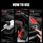 Auto si Moto - Reparatii si depanare - Redresoare - Redresor Incarcator Inteligent Baterii Auto Foxsur® FPT-250, compatibil AGM, GEL, EFB, LifFePO4, 25A, 12V/24V potrivit - Infinity.ro
