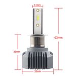 Auto si Moto - Electrice auto - Iluminare si semnalizare - Becuri auto - Set 2 LED-uri Auto Techstar® S1, H3, 40w, 4000 Lumeni, 6500K, AUTO, 12-24 Volti, CSP, Canbus, Radiator Aluminiu - Infinity.ro