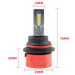 Auto si Moto - Electrice auto - Iluminare si semnalizare - Becuri auto - Set 2 LED-Uri Auto Techstar® P14, 9007, 120W, 18000 Lumeni, 6000K, 12-24V, Unghi Fascicul 360°, CSP 3570, Canbus - Infinity.ro