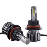 Auto si Moto - Electrice auto - Iluminare si semnalizare - Becuri auto - Set 2 LED-Uri Auto Techstar® V8, 9007, 120W, 12-24V, 15000 Lumeni, 6000K, Unghi Fascicul 360°, CSP 3570, Canbus - Infinity.ro