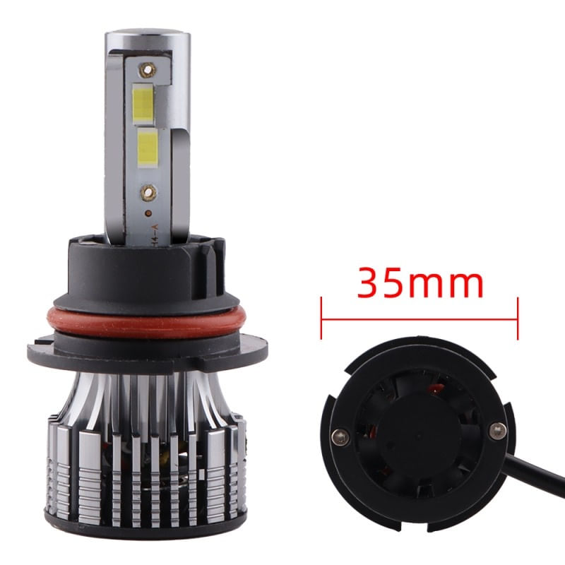 Auto si Moto - Electrice auto - Iluminare si semnalizare - Becuri auto - Set 2 LED-Uri Auto Techstar® V8, 9007, 120W, 12-24V, 15000 Lumeni, 6000K, Unghi Fascicul 360°, CSP 3570, Canbus - Infinity.ro