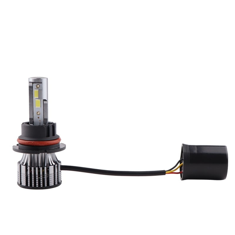 Auto si Moto - Electrice auto - Iluminare si semnalizare - Becuri auto - Set 2 LED-Uri Auto Techstar® V8, 9007, 120W, 12-24V, 15000 Lumeni, 6000K, Unghi Fascicul 360°, CSP 3570, Canbus - Infinity.ro