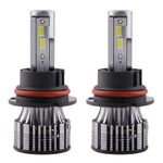 Auto si Moto - Electrice auto - Iluminare si semnalizare - Becuri auto - Set 2 LED-Uri Auto Techstar® V8, 9007, 120W, 12-24V, 15000 Lumeni, 6000K, Unghi Fascicul 360°, CSP 3570, Canbus - Infinity.ro