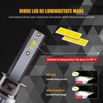 Auto si Moto - Electrice auto - Iluminare si semnalizare - Becuri auto - Set 2 LED-Uri Auto Techstar® V8, 9007, 120W, 12-24V, 15000 Lumeni, 6000K, Unghi Fascicul 360°, CSP 3570, Canbus - Infinity.ro