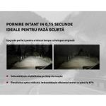 Auto si Moto - Electrice auto - Iluminare si semnalizare - Becuri auto - Set 2 LED-Uri Auto Techstar® V8, 9007, 120W, 12-24V, 15000 Lumeni, 6000K, Unghi Fascicul 360°, CSP 3570, Canbus - Infinity.ro