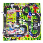 Jucarii, Copii si Bebe - Jucarii si jocuri - Seturi de constructie si cuburi - Seturi de constructie - Set constructie Avion Albastru, cu 4 Masinute, Accesorii si Surubelnita, SALAMANDRA KIDS® - Infinity.ro