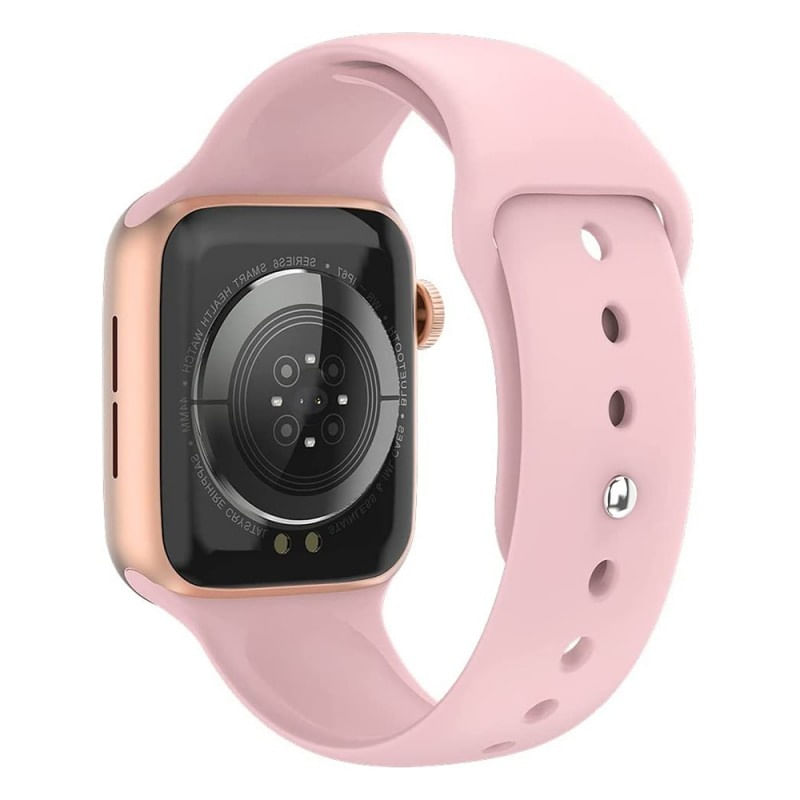 Laptop, Telefoane si Tablete - Wearables si gadgeturi - Wearables - Smartwatch-uri - Ceas Smartwatch Techstar® T55, 1.3 Inch IPS, Monitorizare Cardiaca, Tensiune, Sedentarism, Bluetooth 5.0, 2 Curele, Roz - Infinity.ro