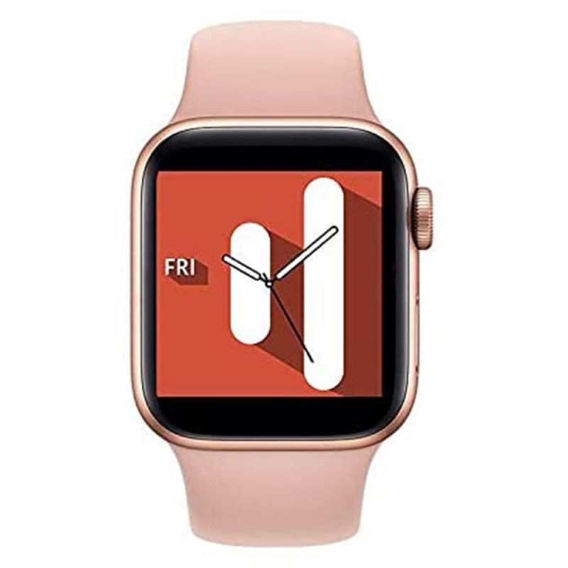 Laptop, Telefoane si Tablete - Wearables si gadgeturi - Wearables - Smartwatch-uri - Ceas Smartwatch Techstar® T55, 1.3 Inch IPS, Monitorizare Cardiaca, Tensiune, Sedentarism, Bluetooth 5.0, 2 Curele, Roz - Infinity.ro