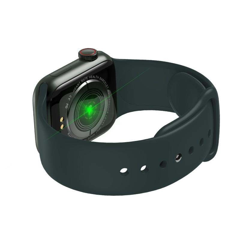 Laptop, Telefoane si Tablete - Wearables si gadgeturi - Wearables - Smartwatch-uri - Ceas Smartwatch Techstar® W58Pro Verde, 1.3 inch IPS, Monitorizare Temperatura, Puls, Tensiune, Sedentarism, Bluetooth - Infinity.ro