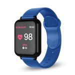 Laptop, Telefoane si Tablete - Wearables si gadgeturi - Wearables - Smartwatch-uri - Ceas Smartwatch B57 Techstar®, Waterproof, Fitness Tracker Unisex, Monitorizare Puls, Bluetooth, Albastru - Infinity.ro