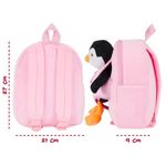 Carti si Birotica - Rechizite - Rucsacuri si genti scolare - Ghiozdan gradinita, Perletti, model Pinguinul Peggie, 27 cm, colectia Perletti Toys - Infinity.ro