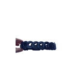 Petshop - Accesorii petshop - Zgarzi, lese si hamuri - Zgarzi - Zgarda bleumarin impletita, din piele naturala, pentru caini 60X3 cm - Infinity.ro