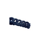 Petshop - Accesorii petshop - Zgarzi, lese si hamuri - Zgarzi - Zgarda bleumarin impletita, din piele naturala, pentru caini 60X3 cm - Infinity.ro