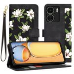 Laptop, Telefoane si Tablete - Telefoane mobile si accesorii - Accesorii Telefoane - Huse telefoane - Husa pentru Xiaomi Rosumi 13C 4G / Poco C65 - Techsuit FlipCraft - Flowers of the Dawn - Infinity.ro