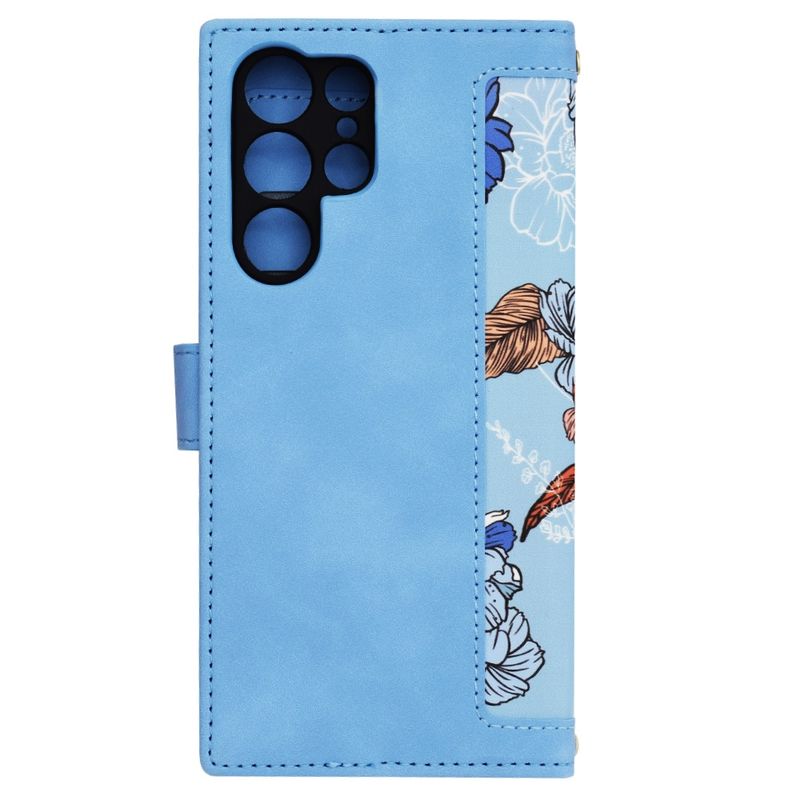 Laptop, Telefoane si Tablete - Telefoane mobile si accesorii - Accesorii Telefoane - Huse telefoane - Husa pentru Samsung Galaxy S22 Ultra 5G - Techsuit FlipCraft - VibrantA Albastru - Infinity.ro