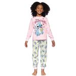 Fashion, accesorii si bijuterii - Copii - Lenjerie si pijamale copii - Pijamale copii - Pijamale copii Disney Stitch DY50L0742, 98-104 CM 3-4 ani, Roz - Infinity.ro