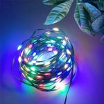 Casa si Gradina - Corpuri si surse de iluminat - Iluminat exterior - Instalatii luminoase exterior - Set 2 x Instalatie LED Liniara, pentru Craciun,  160 LED-uri, 20m, Exterior-Interio - Infinity.ro