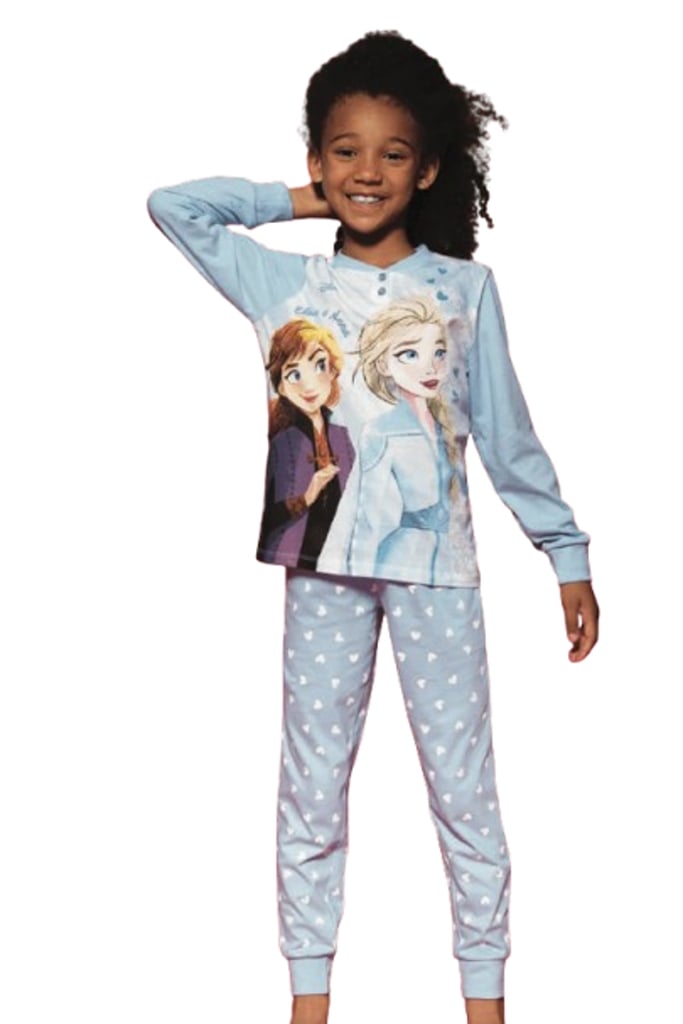 Pijamale copii Frozen DY50A2264, 134-140 CM 9-10 ANI, Albastru