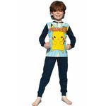 Fashion, accesorii si bijuterii - Copii - Lenjerie si pijamale copii - Pijamale copii - Pijamale copii Pokemon Pikachu PK40Z5513, 110-116 CM 5-6 ani, Albastru - Infinity.ro