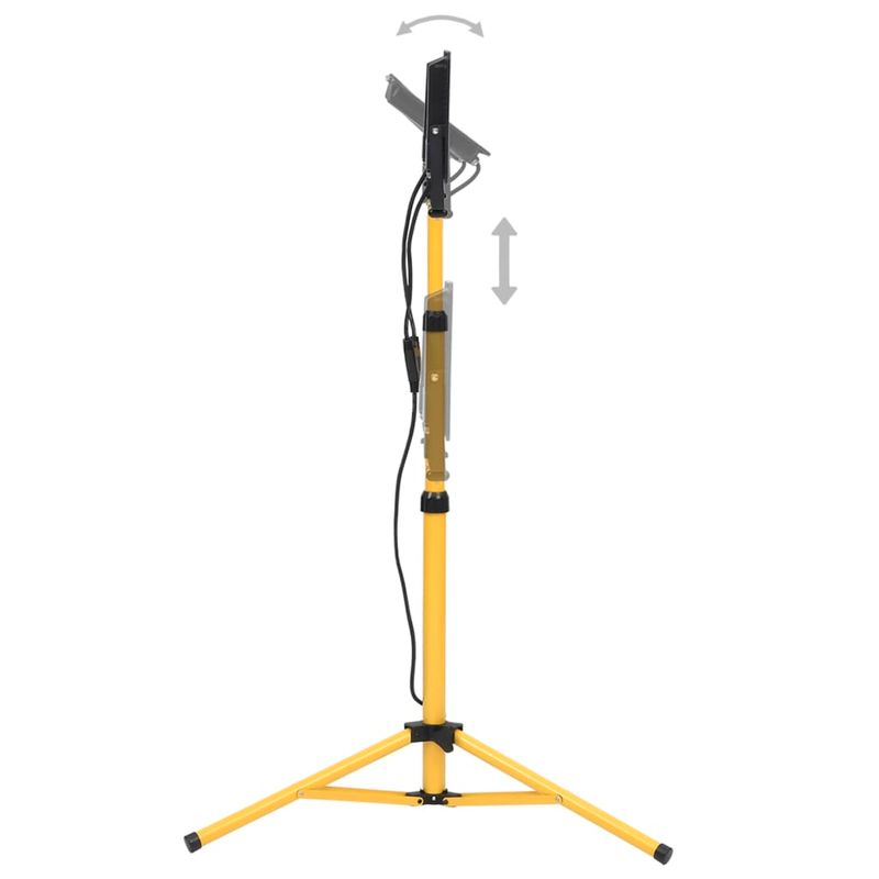 Casa si Gradina - Corpuri si surse de iluminat - Plafoniere, aplice si spoturi - Proiector cu LED si trepied, 2x100 W, alb rece - Infinity.ro