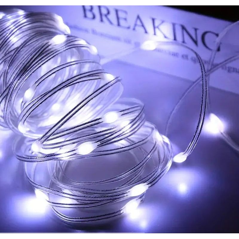 Casa si Gradina - Corpuri si surse de iluminat - Iluminat exterior - Instalatii luminoase exterior - Instalatie LED Liniara, pentru Craciun, 400 LED-uri, 50m, Exterior-Interior, IP44 - Infinity.ro