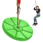 Jucarii, Copii si Bebe - Jucarii si jocuri - Jucarii de exterior - Leagane copii - Leagan pentru copii din plastic, Stabil si Usor, Franghie Inclusa, Rezistent 75kg, Rosu - Infinity.ro