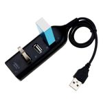 PC, gaming si accesorii - Retelistica - Hub-uri - USB Hub Techstar® HB2, USB 2.0 High Speed, 4 Port USB2.0, Negru - Infinity.ro