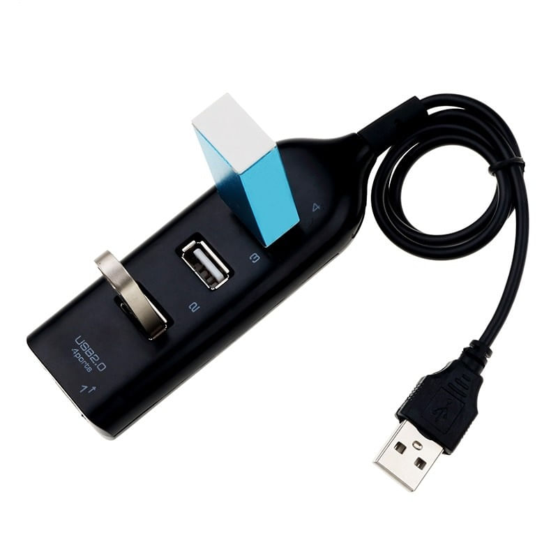 PC, gaming si accesorii - Retelistica - Hub-uri - USB Hub Techstar® HB2, USB 2.0 High Speed, 4 Port USB2.0, Negru - Infinity.ro