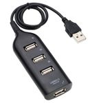PC, gaming si accesorii - Retelistica - Hub-uri - USB Hub Techstar® HB2, USB 2.0 High Speed, 4 Port USB2.0, Negru - Infinity.ro