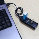 PC, gaming si accesorii - Retelistica - Hub-uri - USB Hub Techstar® HB2, USB 2.0 High Speed, 4 Port USB2.0, Negru - Infinity.ro
