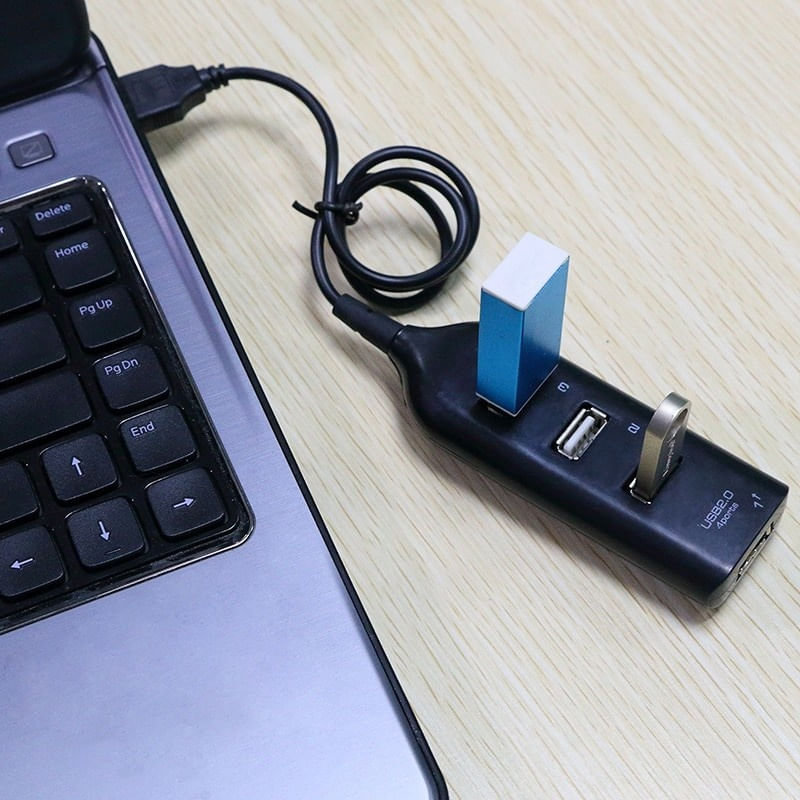 PC, gaming si accesorii - Retelistica - Hub-uri - USB Hub Techstar® HB2, USB 2.0 High Speed, 4 Port USB2.0, Negru - Infinity.ro