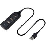 PC, gaming si accesorii - Retelistica - Hub-uri - USB Hub Techstar® HB2, USB 2.0 High Speed, 4 Port USB2.0, Negru - Infinity.ro