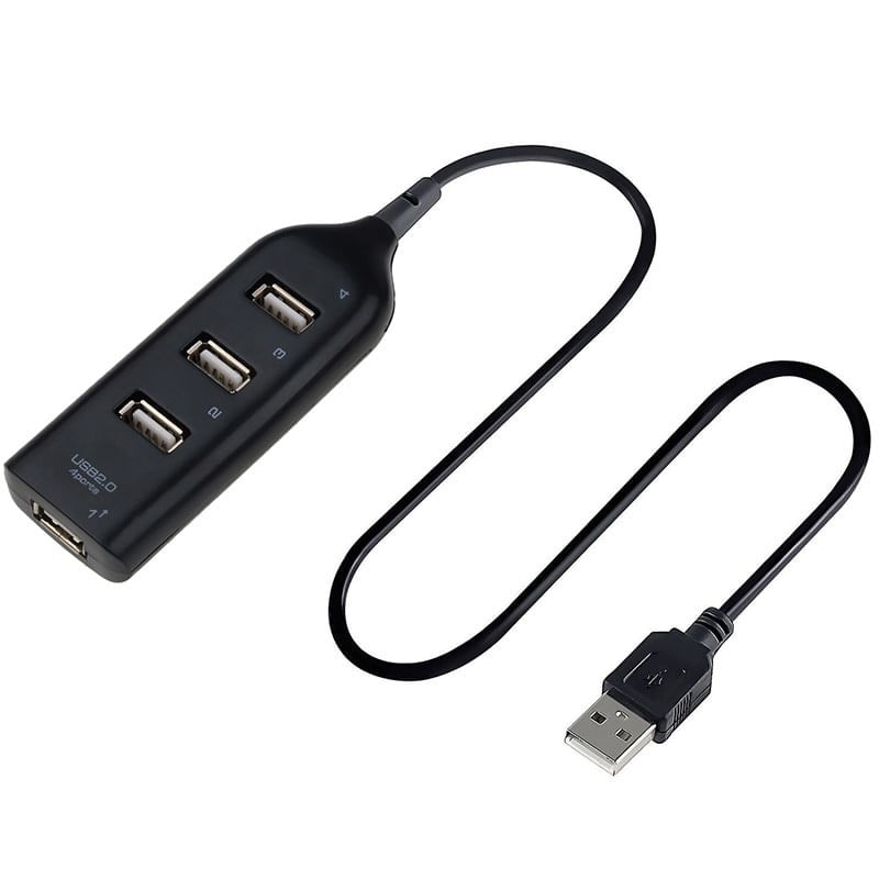 PC, gaming si accesorii - Retelistica - Hub-uri - USB Hub Techstar® HB2, USB 2.0 High Speed, 4 Port USB2.0, Negru - Infinity.ro