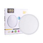 Casa si Gradina - Corpuri si surse de iluminat - Plafoniere, aplice si spoturi - Plafoniera LED Moderna, Clasa Enegetica A, Ultra subtire 2cm, Aplica pentru interior, in forma rotunda, tri-proof, 38W - Infinity.ro