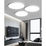 Casa si Gradina - Corpuri si surse de iluminat - Plafoniere, aplice si spoturi - Plafoniera LED Moderna, Clasa Enegetica A, Ultra subtire 2cm, Aplica pentru interior, in forma rotunda, tri-proof, 38W - Infinity.ro