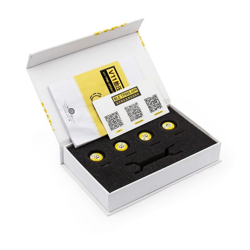 Auto si Moto - Anvelope si jante - Accesorii roti - Alte accesorii roti - Sistem de monitorizare a presiunii in anvelope, BLE TPMS Bluetooth 4.0 pentru iOS / Android, senzori externi 4 bucati - Infinity.ro