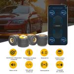 Auto si Moto - Anvelope si jante - Accesorii roti - Alte accesorii roti - Sistem de monitorizare a presiunii in anvelope, BLE TPMS Bluetooth 4.0 pentru iOS / Android, senzori externi 4 bucati - Infinity.ro
