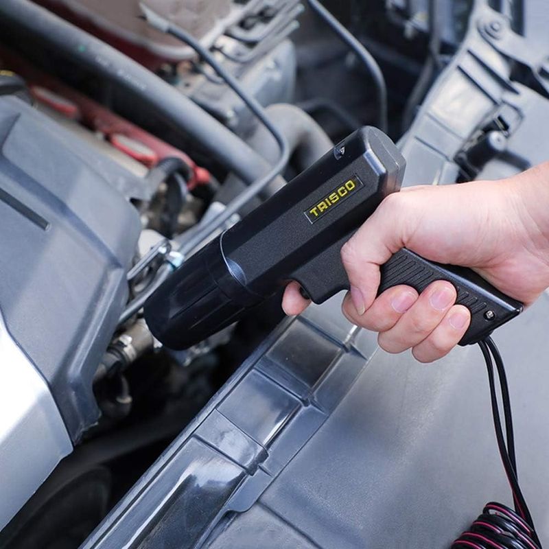 Auto si Moto - Reparatii si depanare - Sisteme de diagnoza - Pistol Stroboscopic pentru Reglaj Aprindere Auto 12V, Instrument Inductiv cu Xenon, Profesional pentru Motoare Auto pe - Infinity.ro