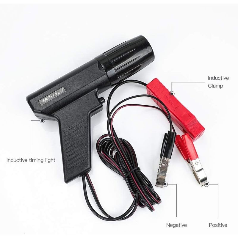 Auto si Moto - Reparatii si depanare - Sisteme de diagnoza - Pistol Stroboscopic pentru Reglaj Aprindere Auto 12V, Instrument Inductiv cu Xenon, Profesional pentru Motoare Auto pe - Infinity.ro