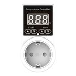 Casa si Gradina - Electrice - Prize - Priza Programabila Techstar® , Digital Timer, 240V, 10A, Timp/Temperatura, Termostat, Senzor Temperatura, Pentru sera - Infinity.ro