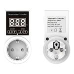 Casa si Gradina - Electrice - Prize - Priza Programabila Techstar® , Digital Timer, 240V, 10A, Timp/Temperatura, Termostat, Senzor Temperatura, Pentru sera - Infinity.ro