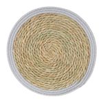 Casa si Gradina - Textile si covoare - Textile bucatarie - Servete si naproane - Suport farfurie AMBITION Boho, 40cm, margine gri - Infinity.ro