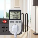 Casa si Gradina - Electrice - Prize - Priza Programabila Techstar® KT3100, Digital Timer, Priza Intrerupator, 230V, 16A, Programabila Timp/Temperatura - Infinity.ro