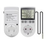 Casa si Gradina - Electrice - Prize - Priza Programabila Techstar® KT3100, Digital Timer, Priza Intrerupator, 230V, 16A, Programabila Timp/Temperatura - Infinity.ro