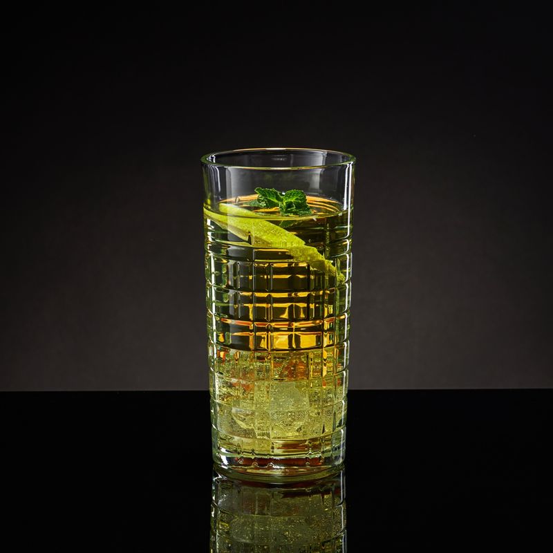 Casa si Gradina - Bucatarie si vesela - Cani si pahare - Pahare - Set 6 pahare long drink AMBITION Jack, 350ml, sticla - Infinity.ro