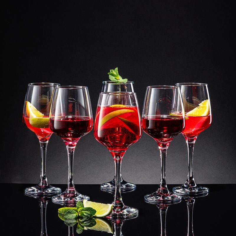 Casa si Gradina - Bucatarie si vesela - Cani si pahare - Pahare - Set 6 pahare vin AMBITION Sparkle, 330ml, sticla - Infinity.ro